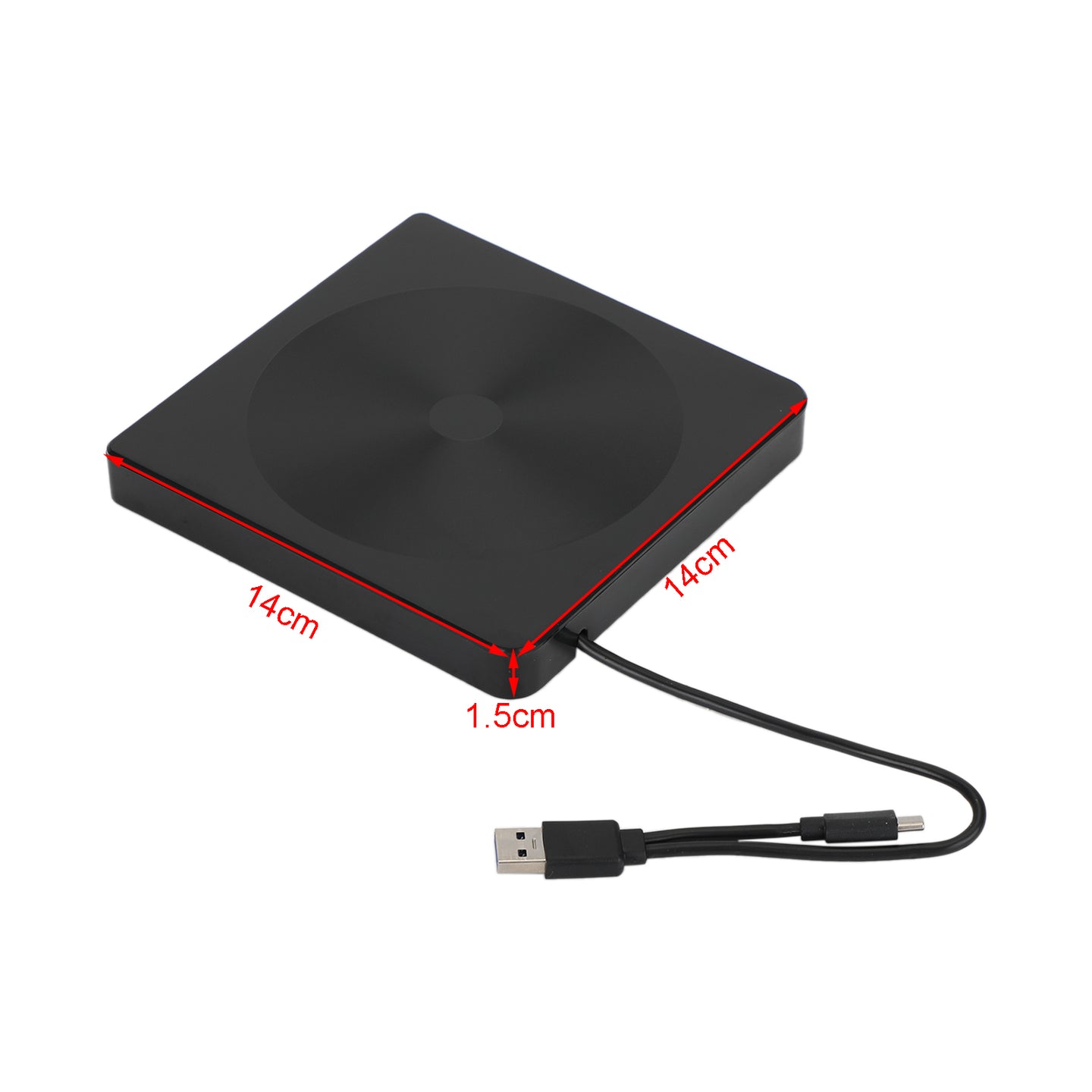 USB 3.0 External DVD  Drive BD Player Read/Write 2 IN 1 Portable Burner