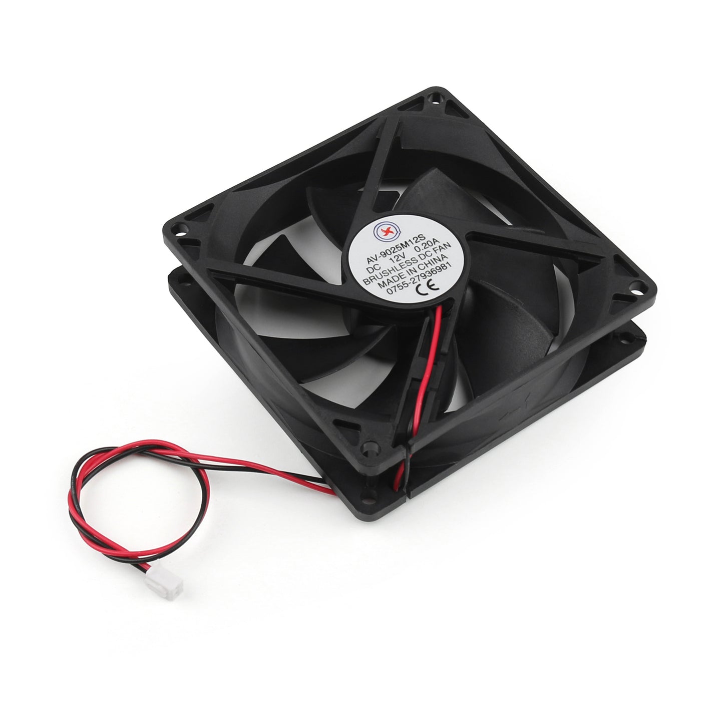 4Pcs DC Brushless Cooling Fan 12V 0.2A 9025S 90x90x25mm 2 Pin CUP Computer Fan