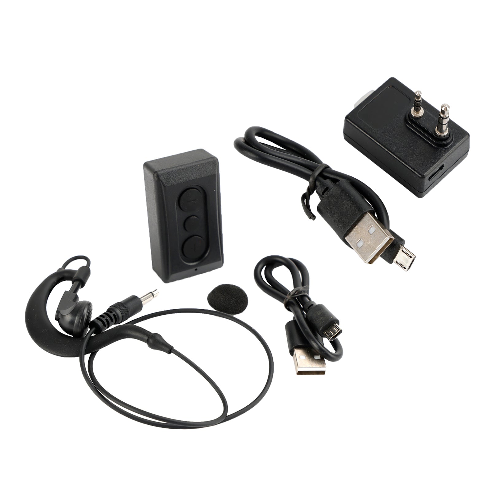 Wireless Bluetooth PTT Controller Earphone K Plug Adapter for Baofeng 5R TYT