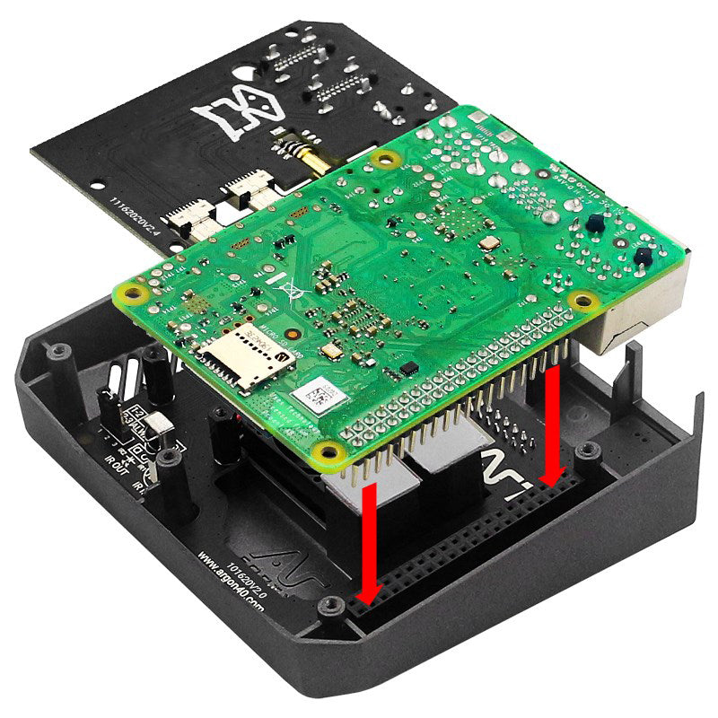 2021 Aluminum Case Shell Multifunction Cover For Raspberry Pi 4 Model B With Fan