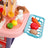 Plastic Tableware Kitchen Set With Sound, Light And Spray Function Kid Toy Pink