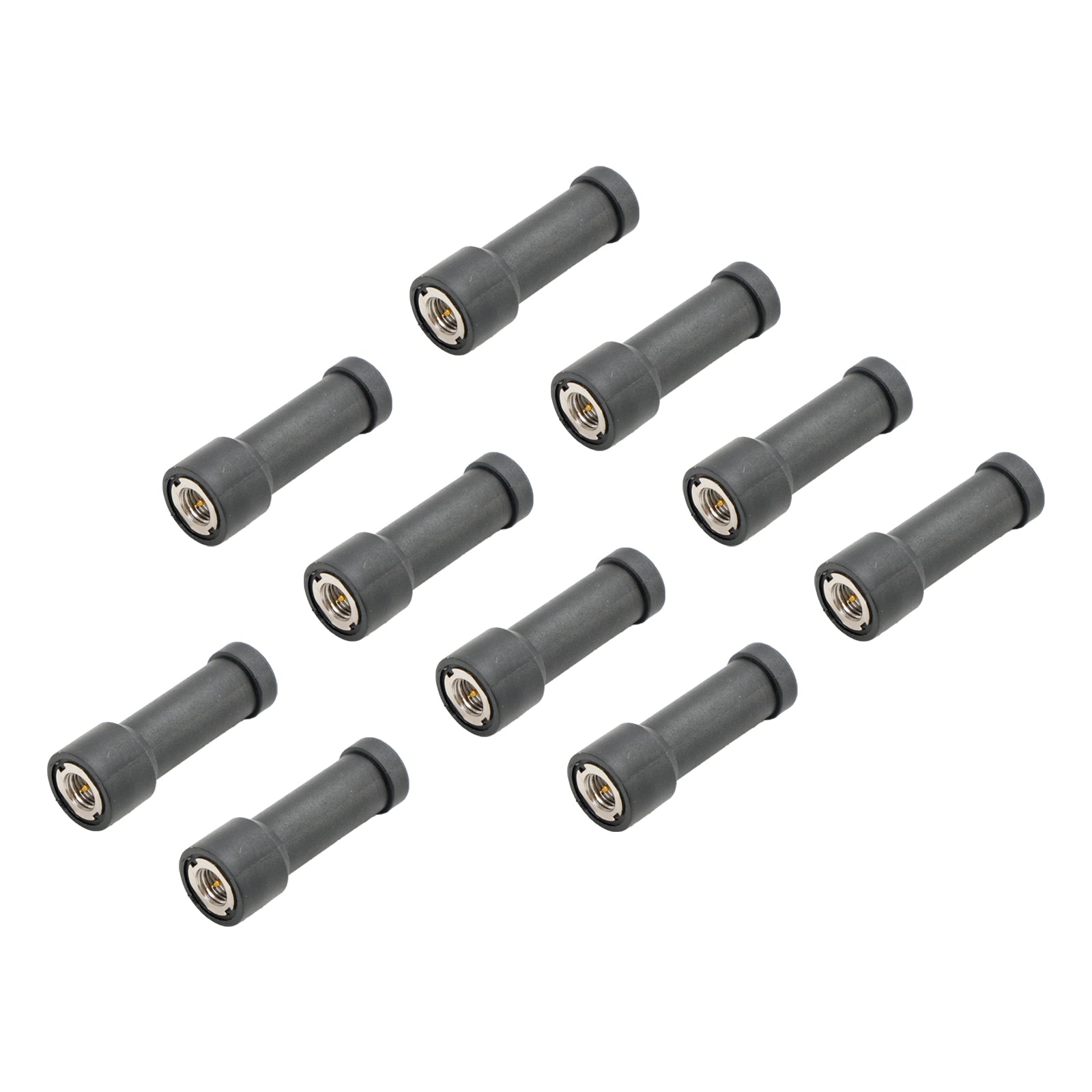 10PCS Short Antenna SMA Male Two Way Radio Stubby Rubber Aerial UHF 400-470MHz