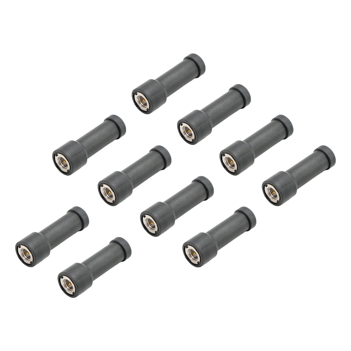 10PCS Short Antenna SMA Male Two Way Radio Stubby Rubber Aerial UHF 400-470MHz