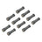 10PCS Short Antenna SMA Male Two Way Radio Stubby Rubber Aerial UHF 400-470MHz