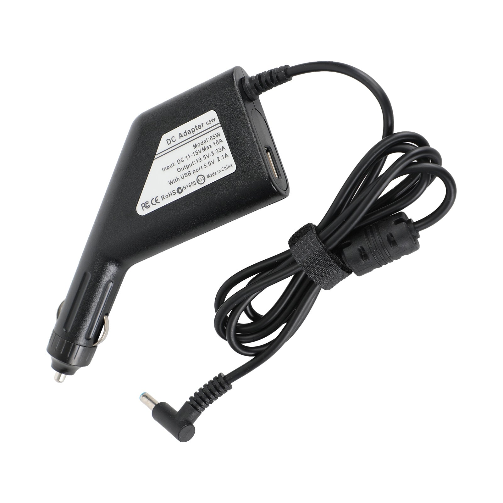 Replacement 65W HP Laptop Charger – 19.5V 3.33A Car & AC Adapter, 4.5x3.0mm