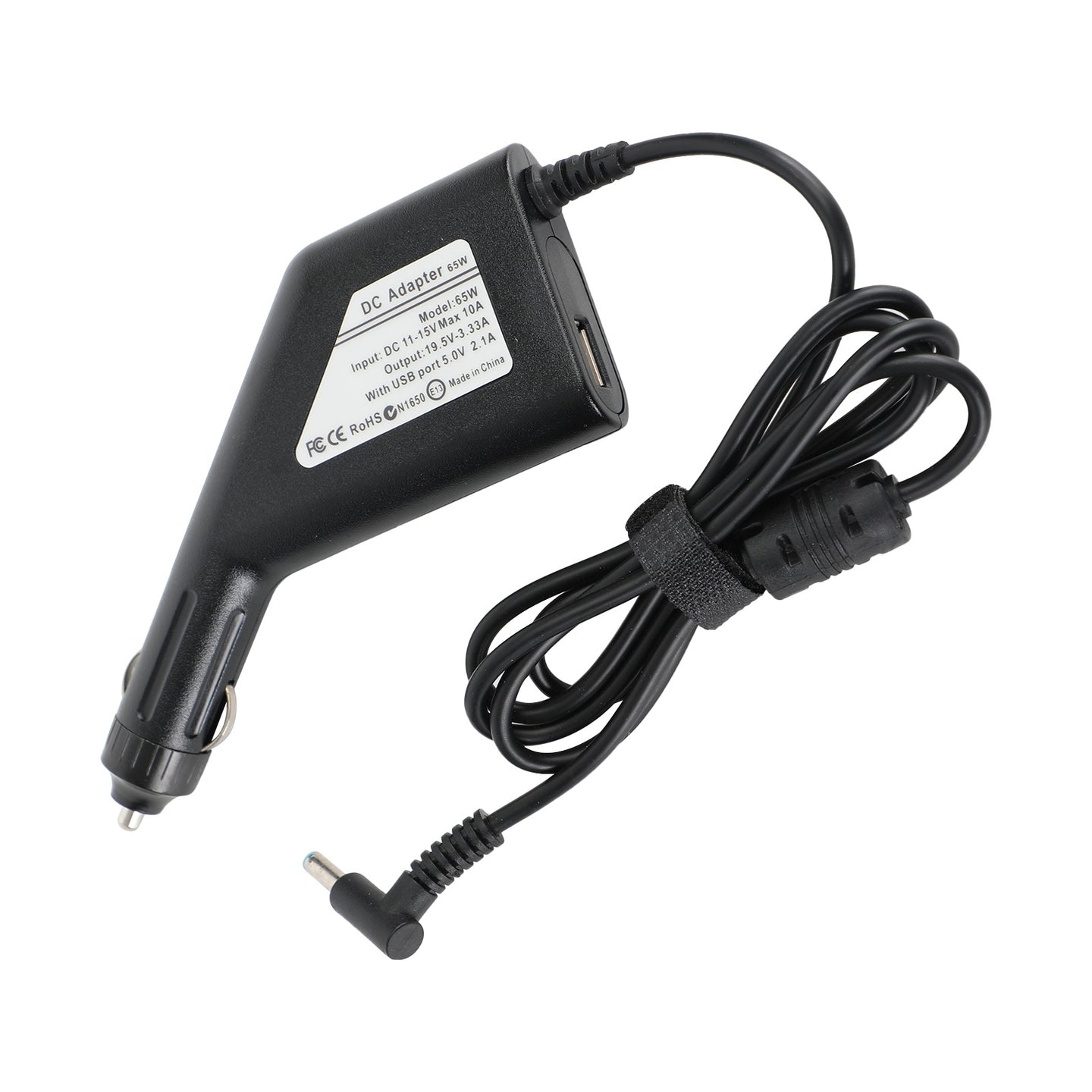 Replacement 65W HP Laptop Charger – 19.5V 3.33A Car & AC Adapter, 4.5x3.0mm