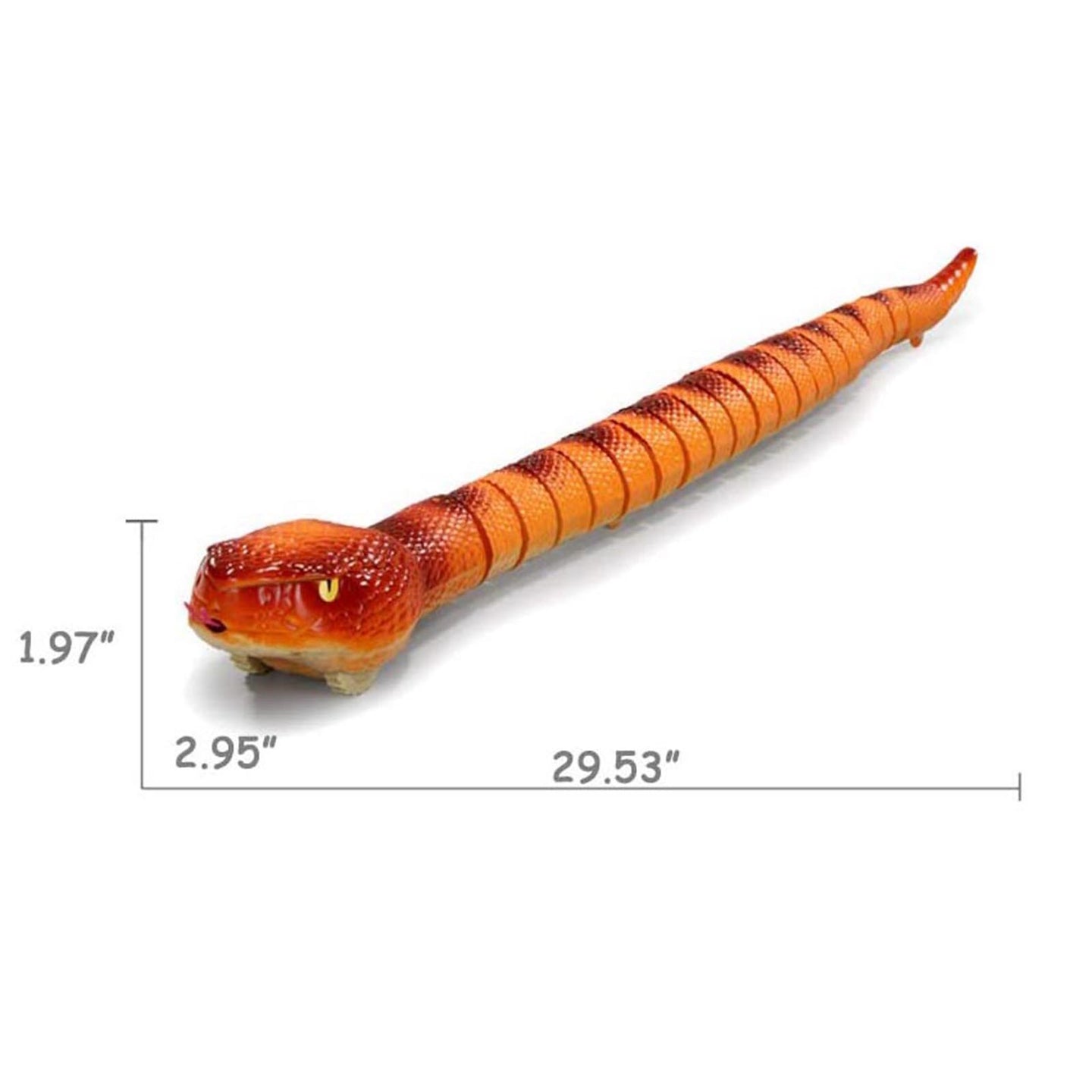 RC Anaconda Snake Remote Control Infrared Animal Prank Toy Gift For Children