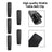 5X Back Pocket Clip Belt Clip Fit For IC-F2000 IC-F29SR IC-M25 Walkie Talkie