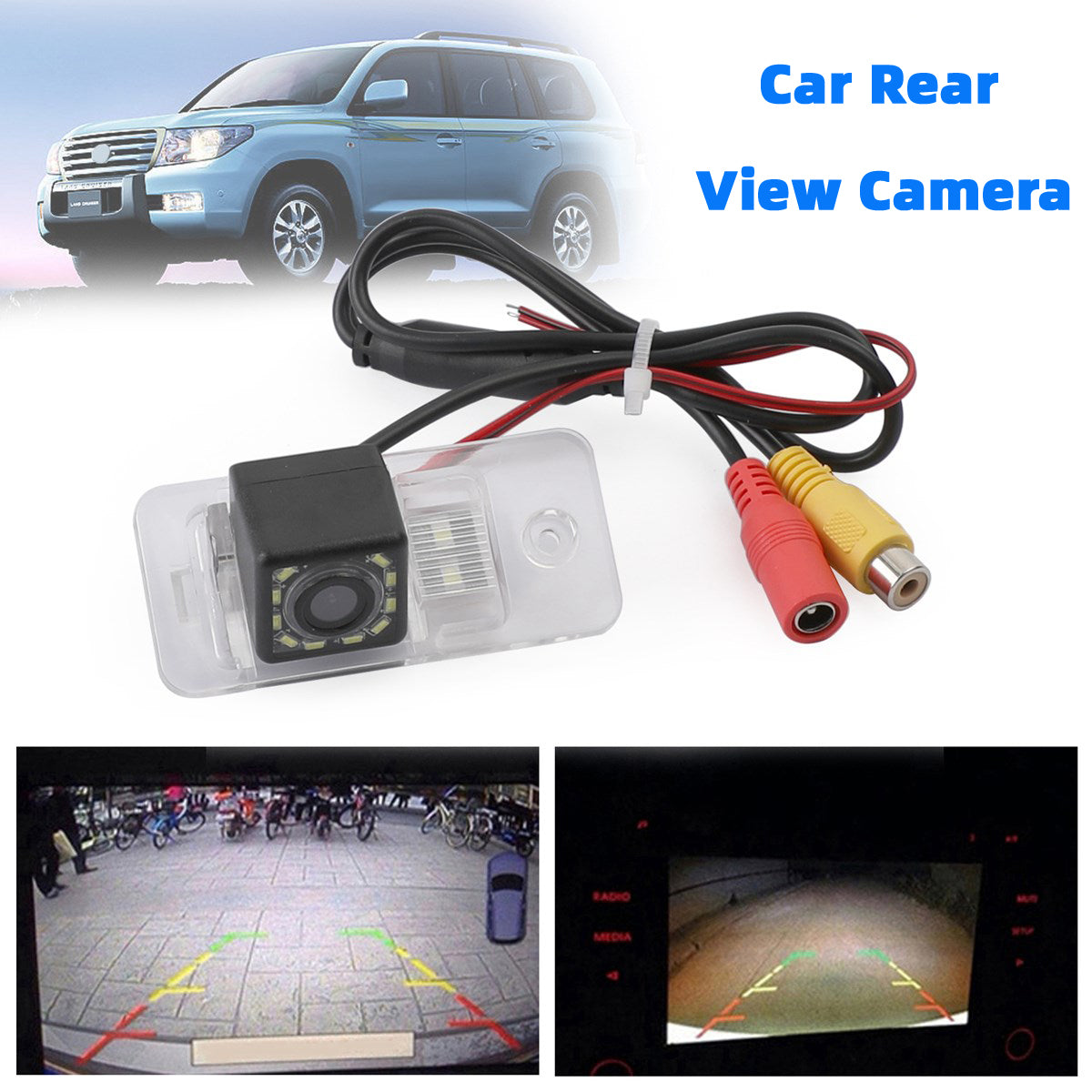 Reverse Backup Camera 12LED for Audi A8 A6 A4 A3 lsfb3 S5 S6 S8 RS4 RS6 A4L/Q5/A5
