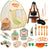 42Pcs Camping Pretend Play Tent Toy Campfire Kids Camping Set with Tent73