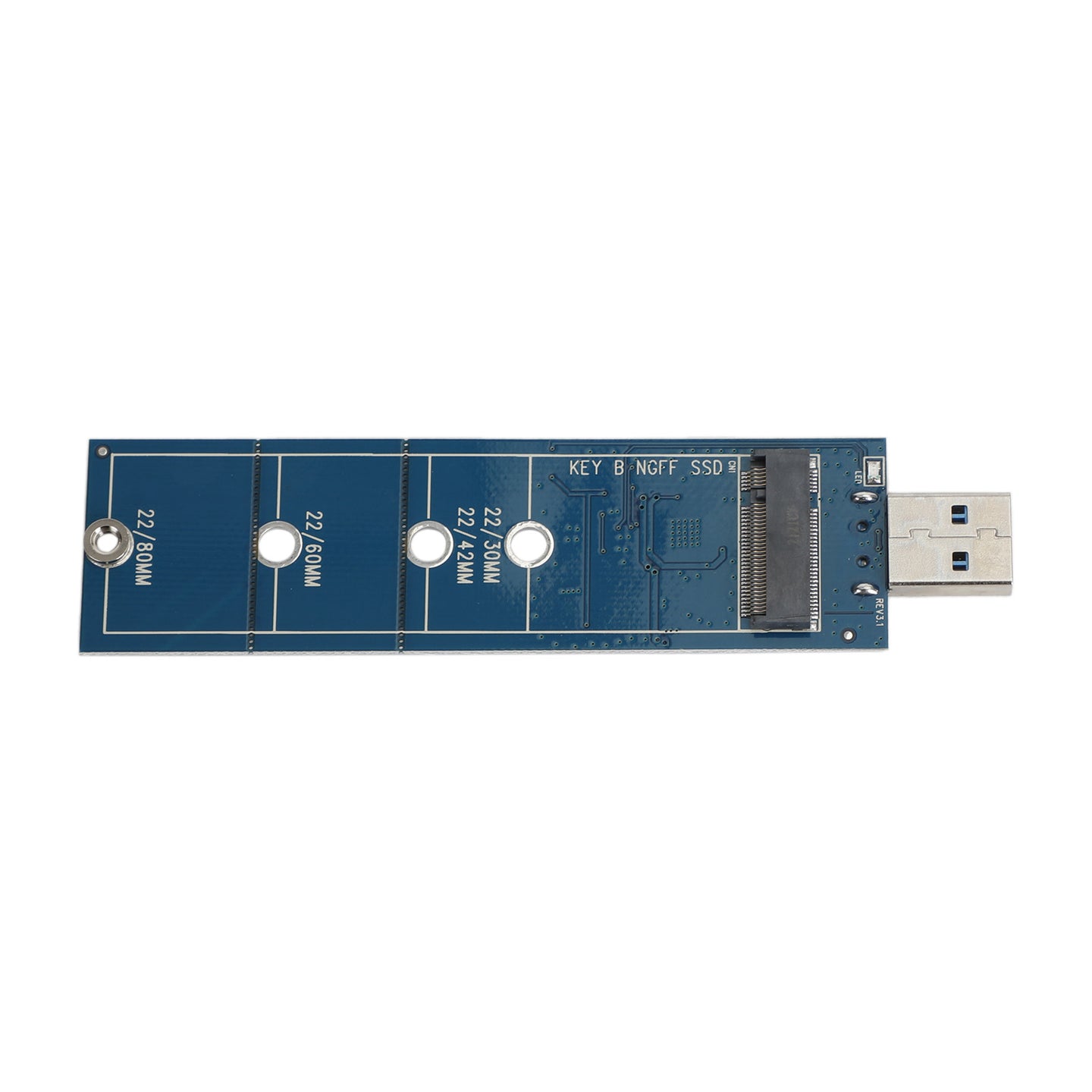 M.2 to USB Adapter SATA Protocol Support 2230 2242 2260 2280 for Windows MAC OS