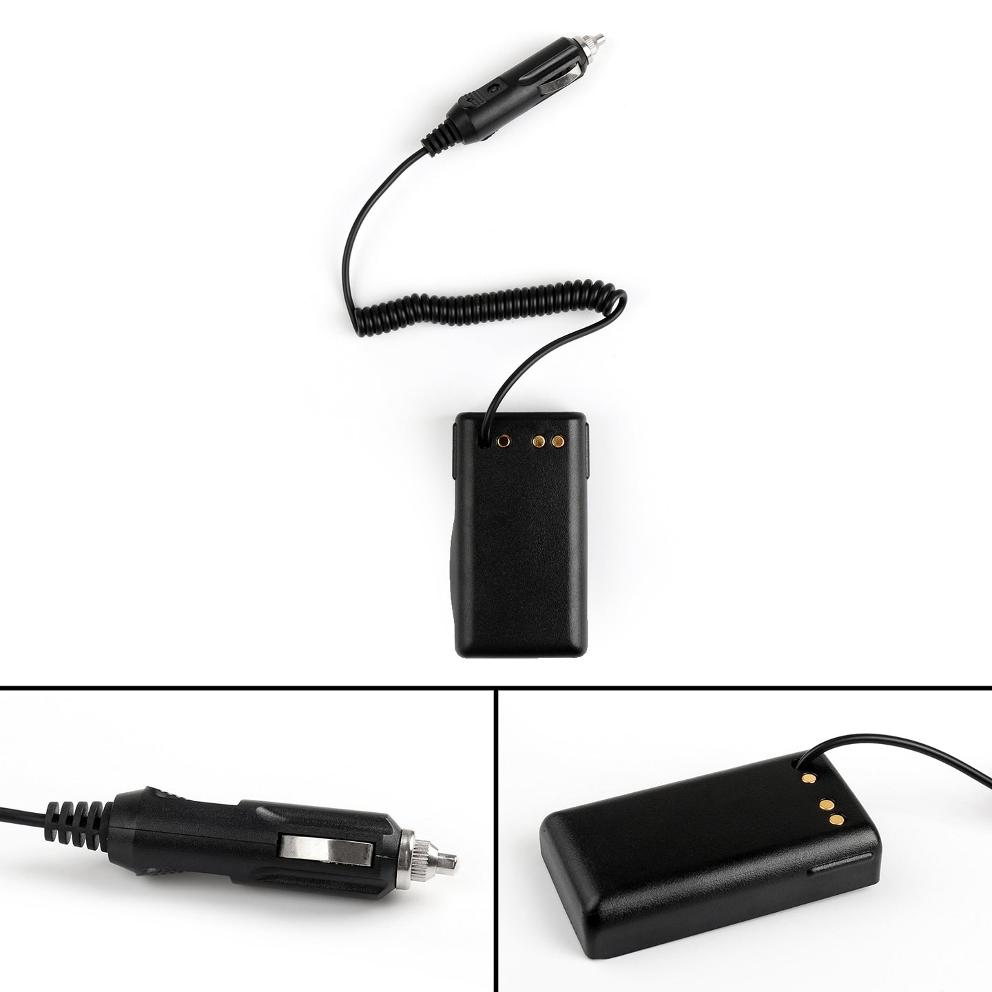 1x Car Charger Battery Eliminator 12V For VISAR Two Way Radio Talkie