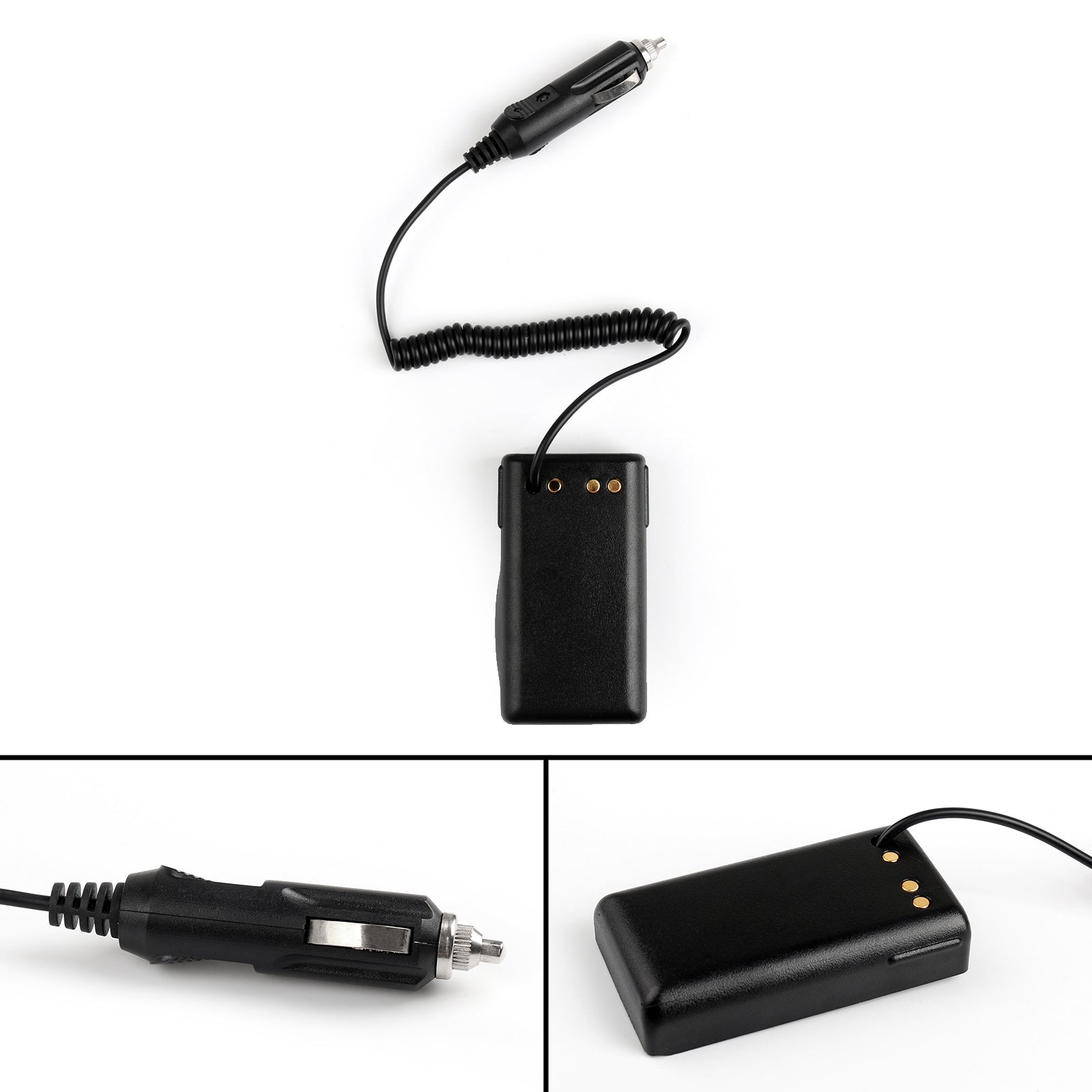1x Car Charger Battery Eliminator 12V For VISAR Two Way Radio Talkie