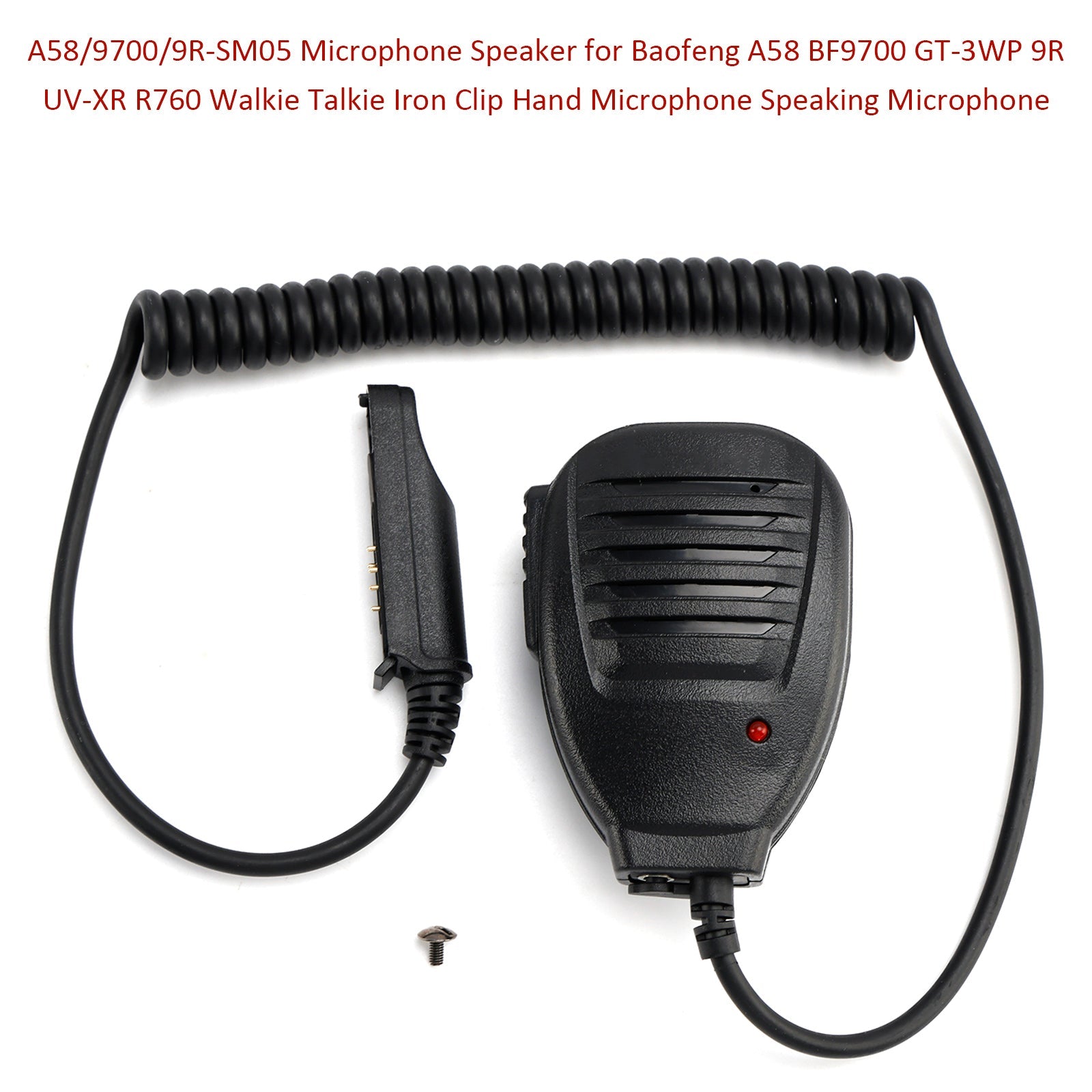 A58/9700/9R-SM05 Microphone Speaker Iron Clip Hand Microphone Speaker Microphone