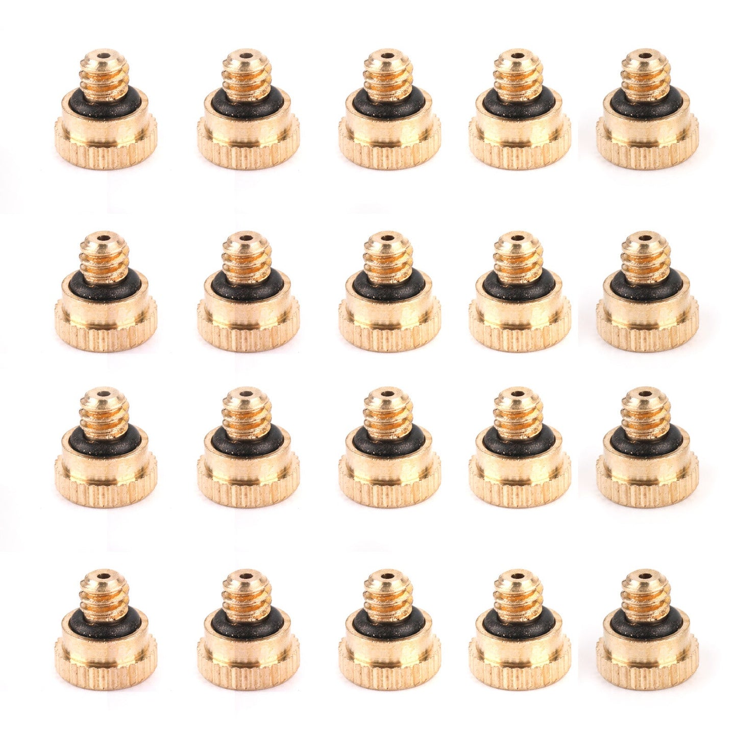 10-50pcs Brass Misting Nozzles Water Mister Sprinkle For Cooling System 0.016