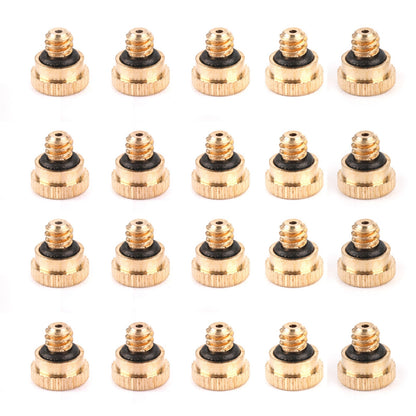 10-50pcs Brass Misting Nozzles Water Mister Sprinkle For Cooling System 0.016