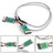 1x Double Repeater Control Cable TX/RX-2 For GM300 Radio Relay Station