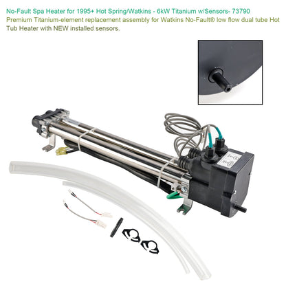 No-Fault Titanium Spa Heater for Hot Spring/Watkins/Caldera/Tiger River 73790-6KW