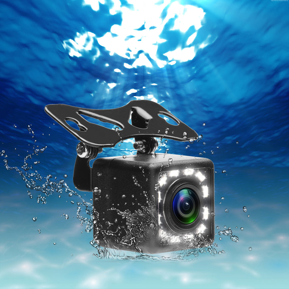 2.4GHz Car Rear Front HD Wireless Video Transmitter and Receiver + 8LED Camera + Car Monitor Kit Side View