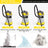 10 Gallon Wet/Dry Shop Vacuum, 8.0 HP Peak Stainless Steel Blower Vac with HEPA Filter for Garage & Workshop