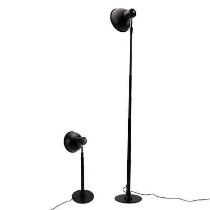 3 Colors Dimmable for Bedroom/Office-Walnut Adjustable LED Floor & Table Lamp