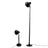 3 Colors Dimmable for Bedroom/Office-Walnut Adjustable LED Floor & Table Lamp
