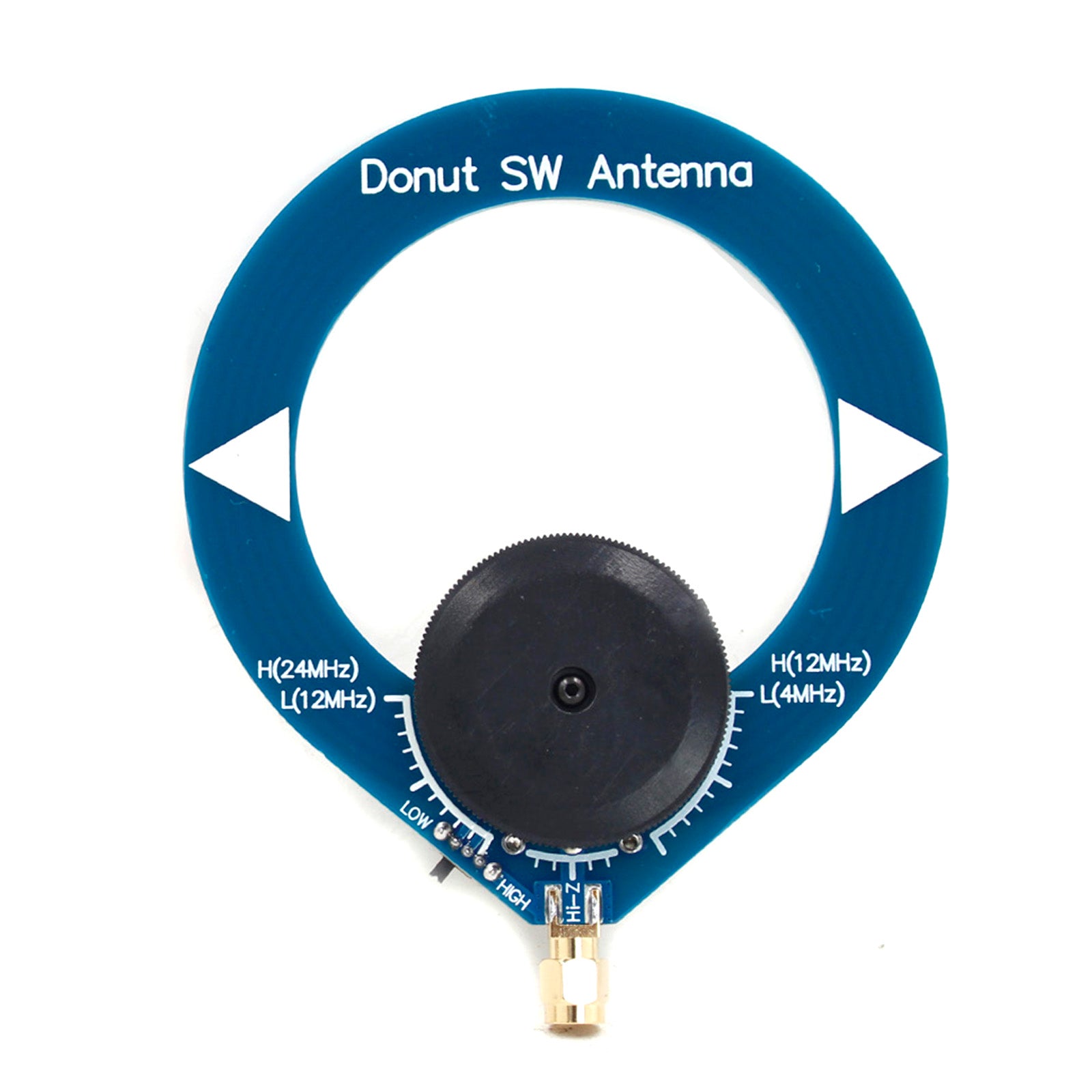 Donut Blue SW HF Shortwave Antenna Mini Loop Antenna for Malahiteam DSP DSP2