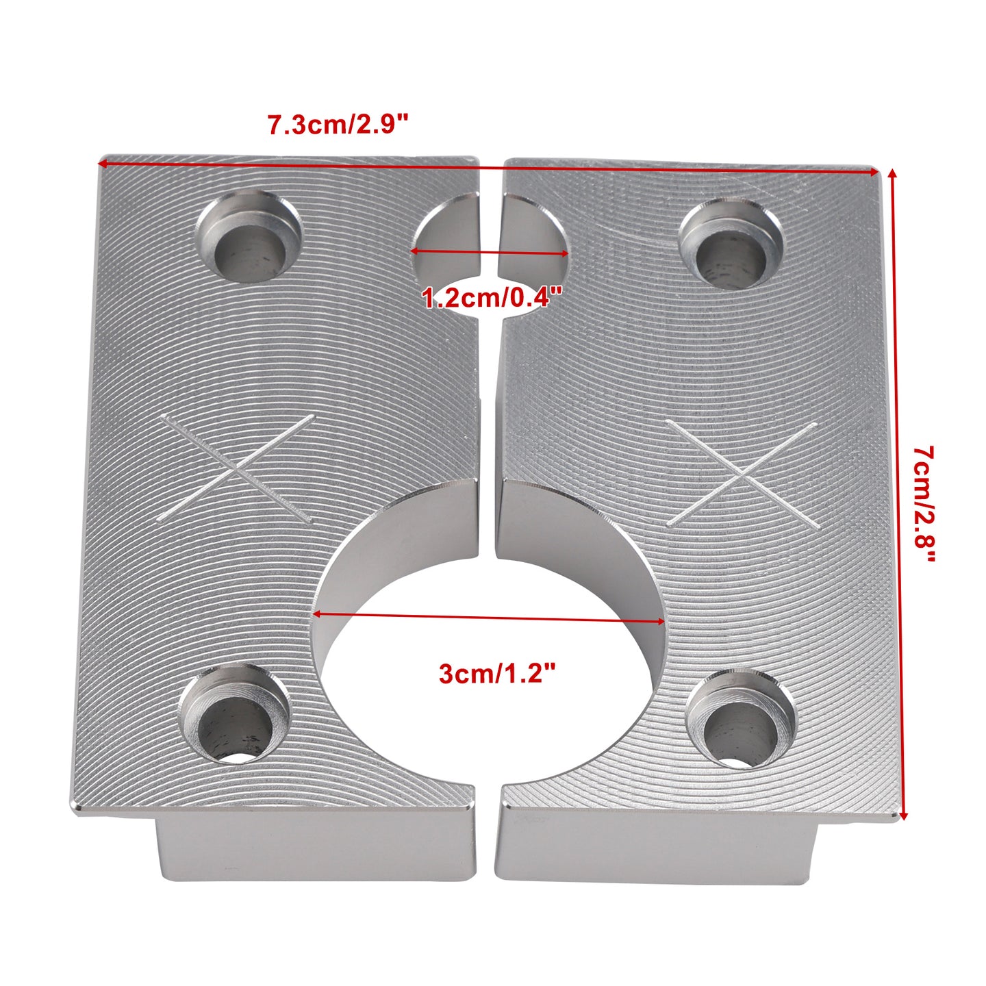 Reservoir body & Shaft Clamp 803-00-208 For Fox Float X Shock rebuild Vise Clamp