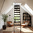 11 Steps 3m Electirc Attic Ladder Aluminum Folding With Remote Loft 31.5*35.4inch