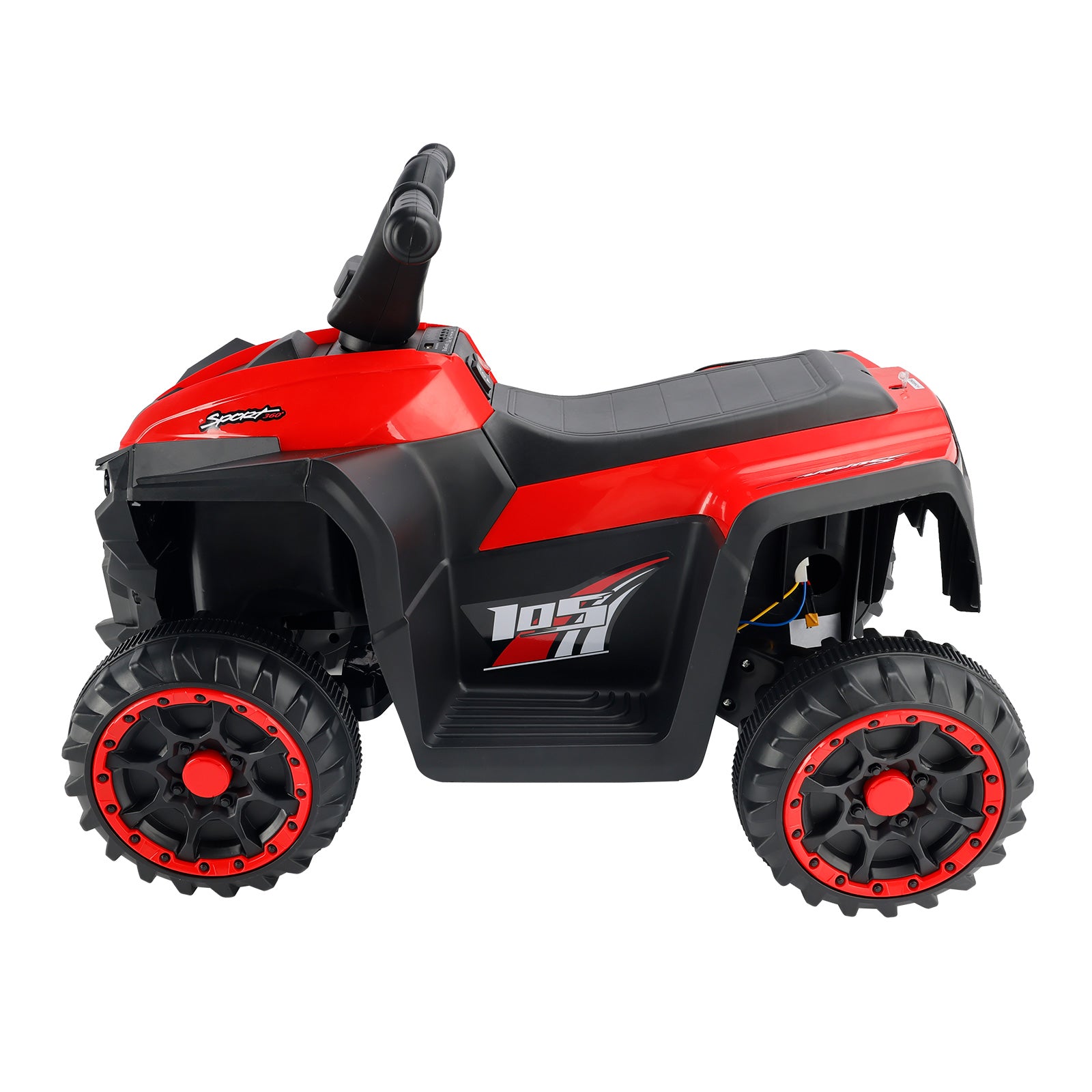 12V Ride On Atv Car For Kids Electric Toy Off-Road 4 Wheeler Quad Children Car