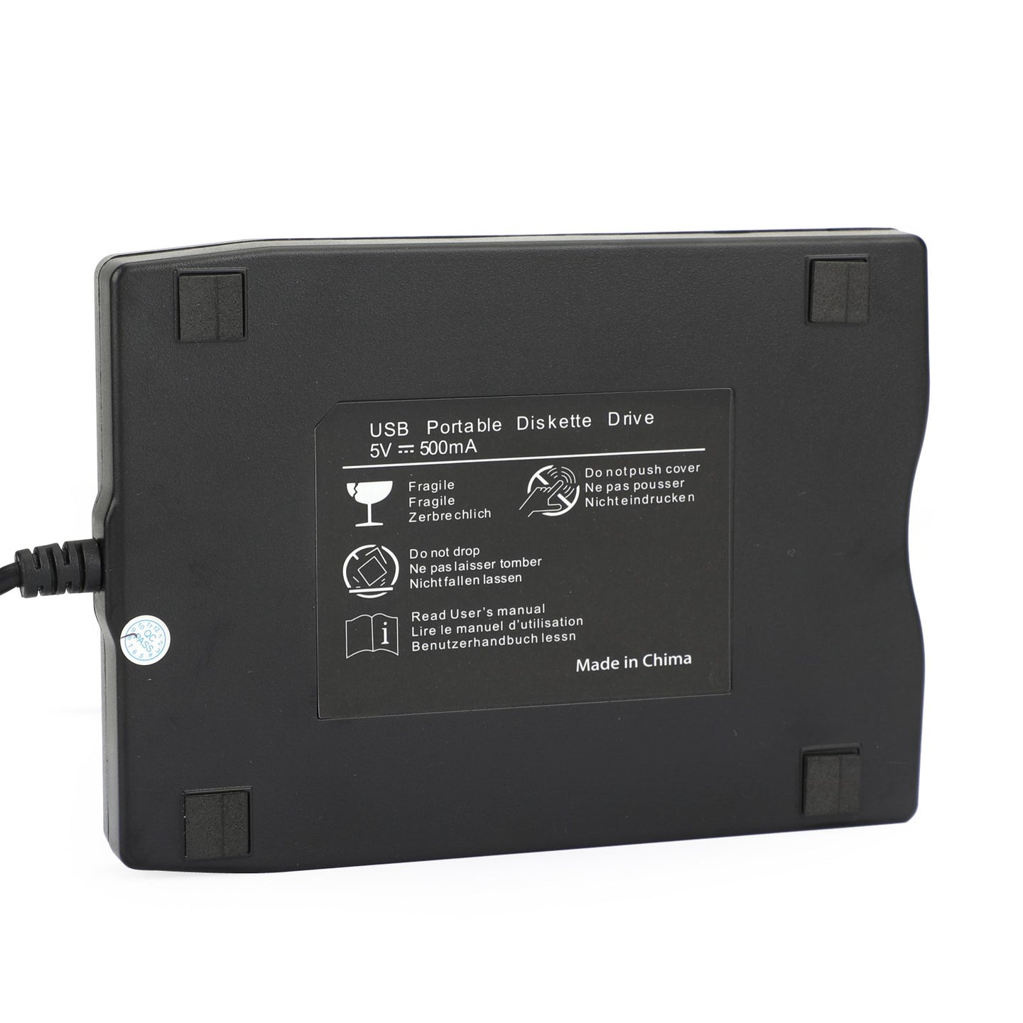 USB 2.0 3.5" Data External Floppy Disk Drive 1.44MB For Laptop PC Win 7/8/10/11 Mac