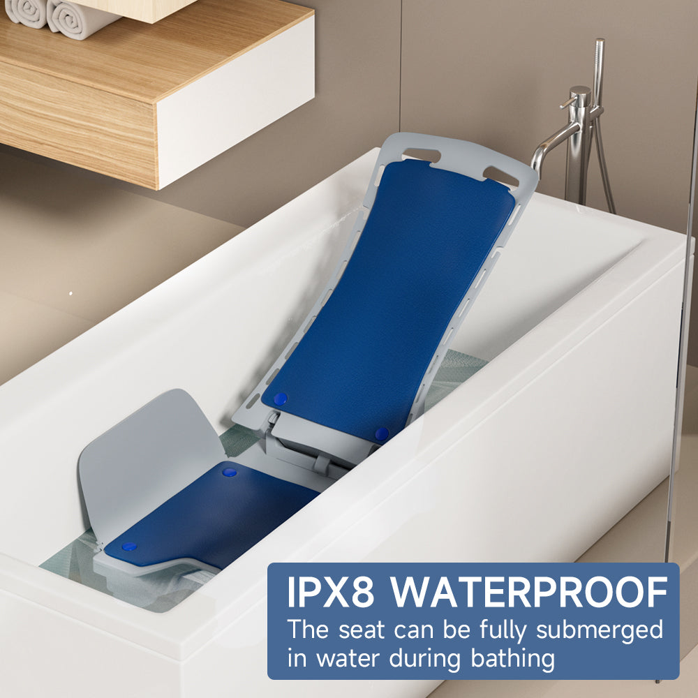 Foldable Electric Lift Chair, 24 lb Portable, IP68 Waterproof, 300 lb Capacity, Stainless Steel, Remote (Copy)