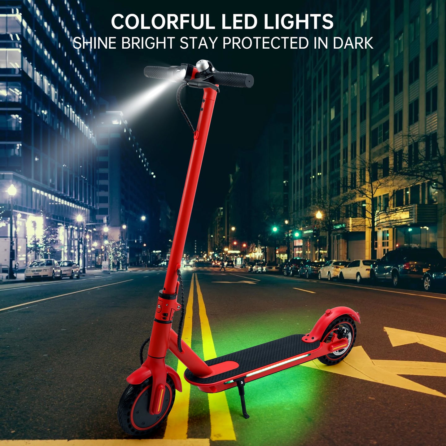 8.5" Folding Electric Scooter With app 350W 35KM Range 30km/h City Commute Red (Copy)