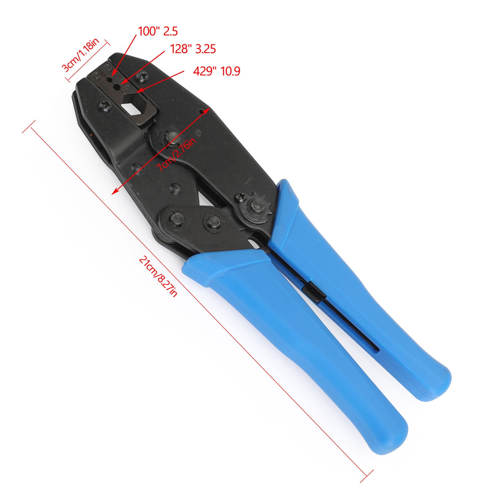 Multifunctional Compression 9" Professional Hex Crimping Tool Coaxial Cable for F-pin/Coax/BNC SMA Connectors RG Types