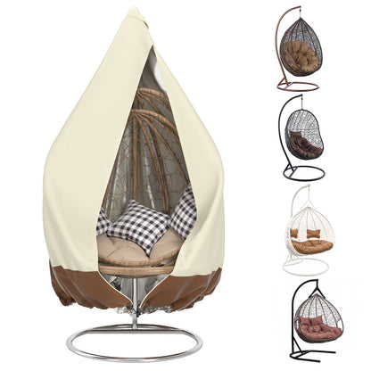 Patio Egg Chair Cover For Hanging Outdoor Double Wicker Egg Swing Covers Waterproof 232X203cm