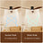 52-Inch Smart Ceiling Fan with Light, Quiet DC Motor, Remote & App Control, Dimmable 3-Color LED, 6-Speed Reversible