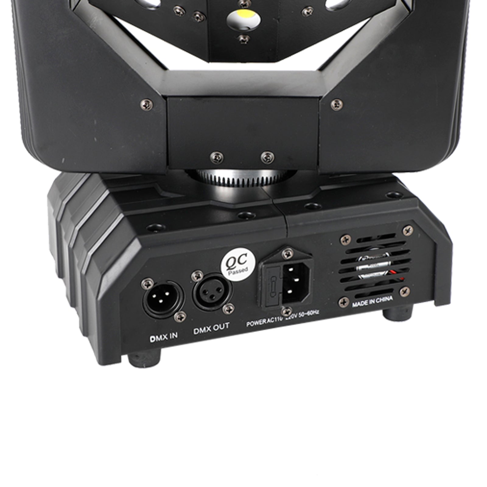 3-in-1 LED Moving Head DJ Light with RGBW Wash, Laser & Strobe Effects, DMX Controlled Party Stage Lighting