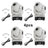 4 Pcs Moving Head 120W 8Gobo Stage Lighting RGBW LED DJ DMX Beam Bar Party Light