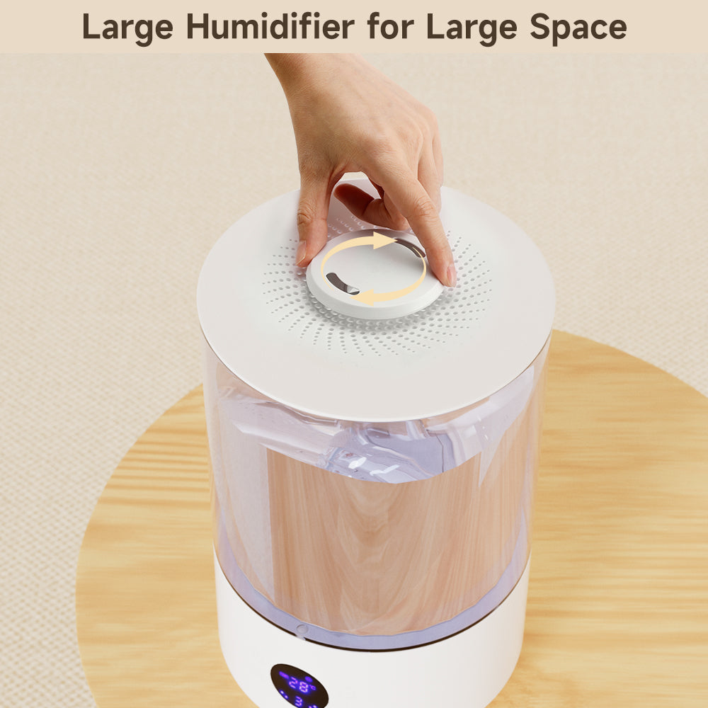 7.8L Large Humidifier for Bedroom & Home – Cool Mist Ultrasonic Top Fill Essential Oil Diffuser with Dual Mist & UV Sterilizer