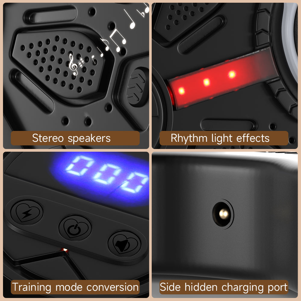 Dual Installation Options & Scoring Function for Home Use Music Boxing Machine for Kids – Wall-Mounted Bluetooth Smart Boxing Trainer with Workout Gloves (Copy)