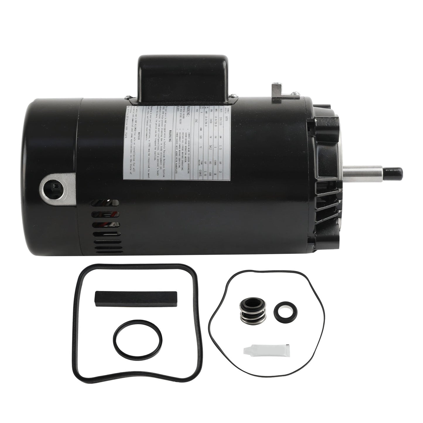 2HP Pool Pump Motor SP2615X20 UST1202 – Replacement for Hayward Super Pump with GO-KIT-3