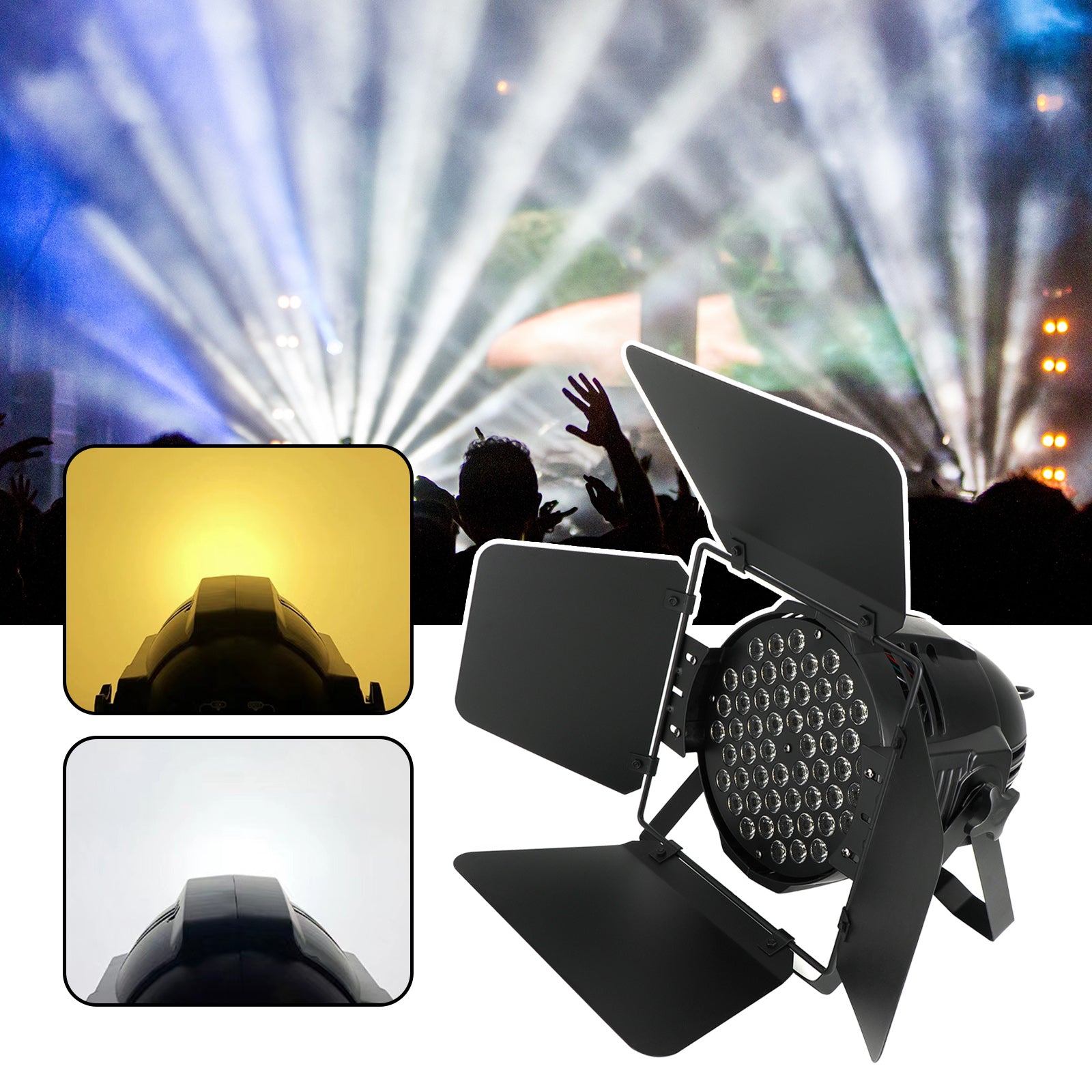 54 LED Par Stage Light – RGBW DMX Uplighting Spotlight for DJ Disco Party Show Events
