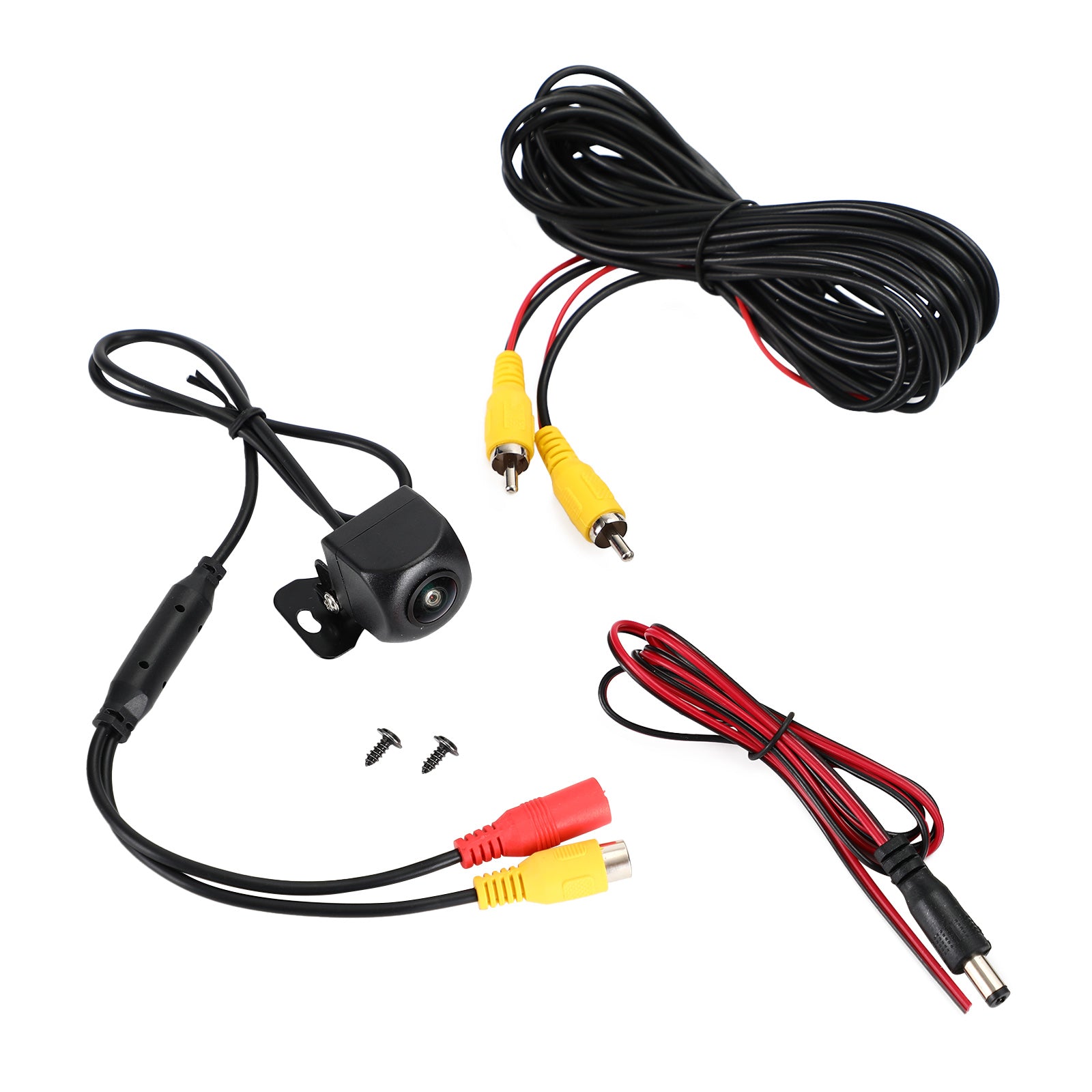 Dynamic Trajectory Backup Camera with Moving Guide Lines, HD Night Vision, 155° Wide View, IP68 Waterproof