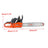 22 inches 68CC Gasoline Chainsaw Cutting Wood Gas Sawing Aluminum Crankcase Chain Saw