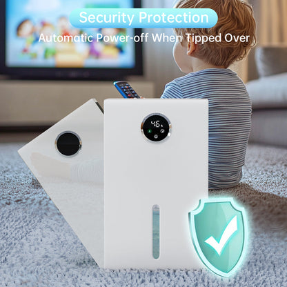 120 Oz Dehumidifier Negative Ion Air Purifier Dehumidifier For Bedroom