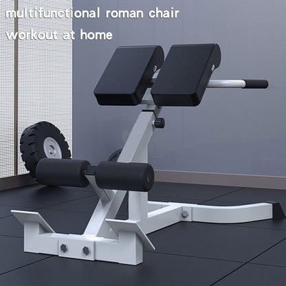 Adjustable Roman Chair – Back Extension & Core Exercise Bench for Home Gym