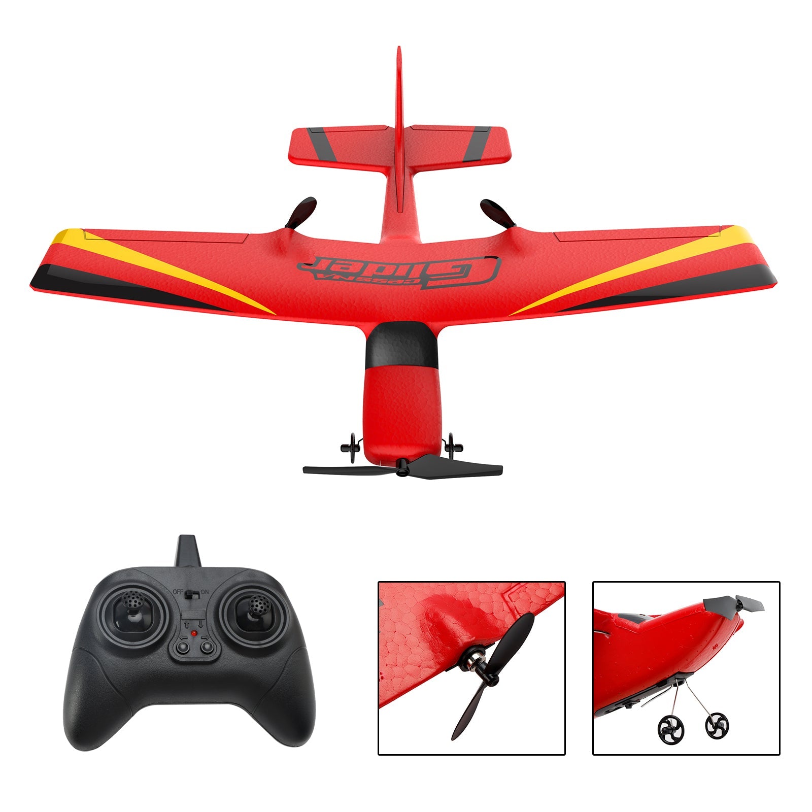 Z50 2CH Indoor RC Plane â€?Lightweight, Durable, 2 Batteries