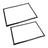 2X Freezer Door Seal Gasket a?? Replaces W10436252, W10131754, W10164041