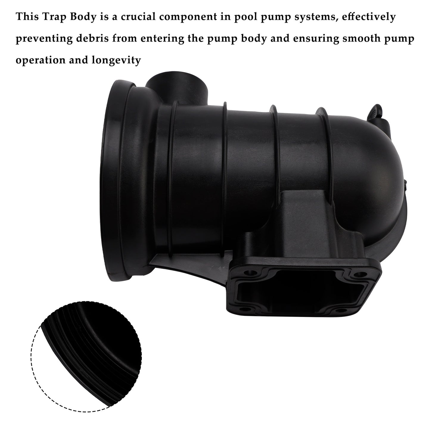 C153-53P1Z Trap Body for Pentair Sta-Rite DuraGlas PKG 115-5" Trap