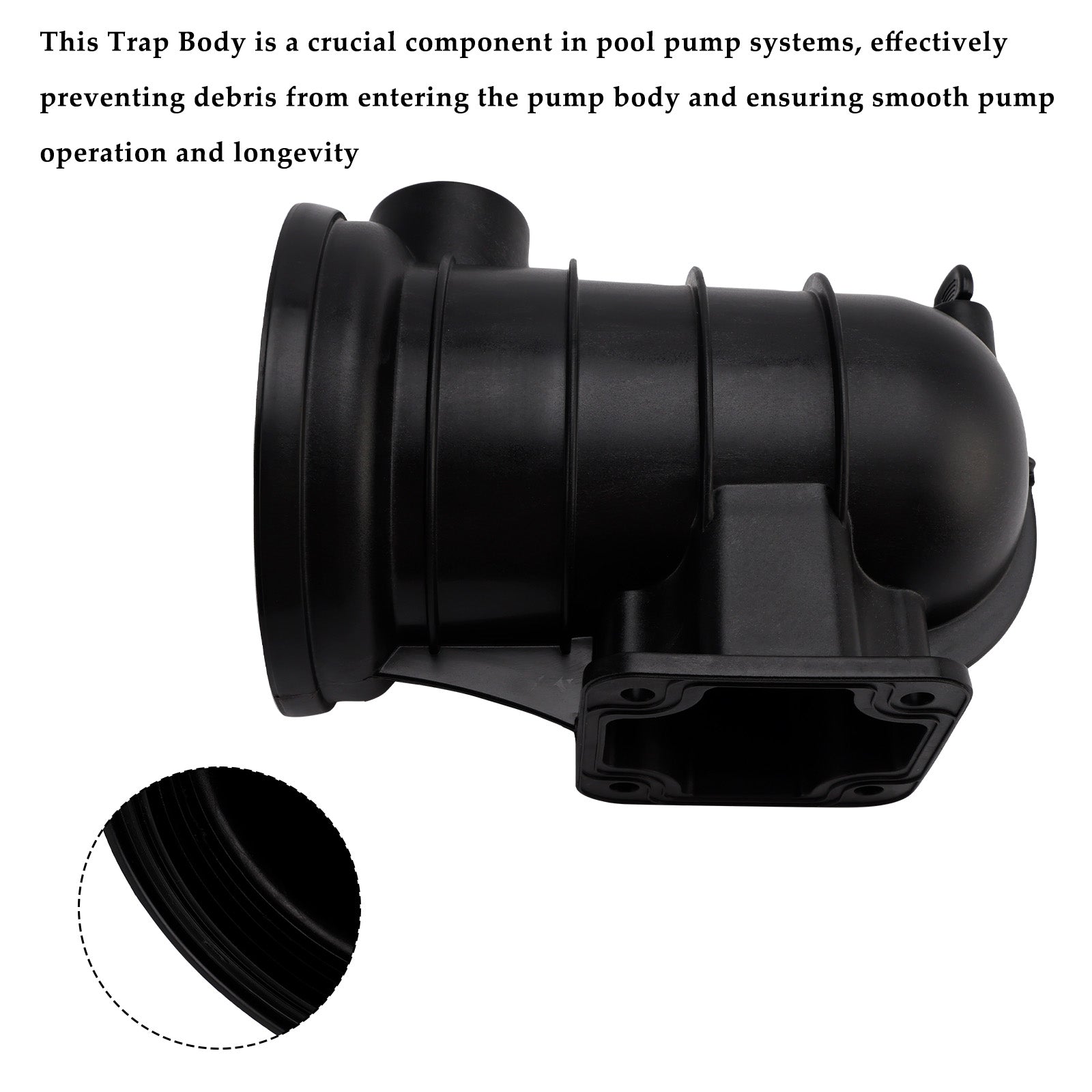 C153-53P1Z Trap Body for Pentair Sta-Rite DuraGlas PKG 115-5" Trap